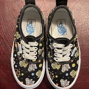VANS AUTHENTIC COSMIC ZOO GLOW IN THE DARK SHOES
